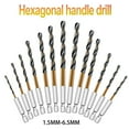thumbnail image 5 of 1 Pcs HSS High Speed Steel Titanium Coated Drill Bit Set 1/4 Hex Shank 3.0mm, 5 of 5