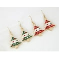 thumbnail image 4 of Christmas Earrings Decorative  Tree Shape Pendant Earrings Christmas Jewelry, 4 of 7