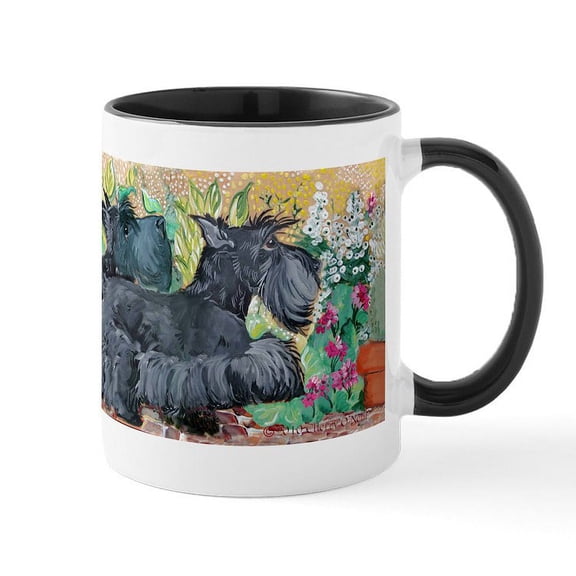 CafePress - Scottie Squirrel Patrol Mug Mugs - 11 oz Ceramic Mug - Novelty Coffee Tea Cup