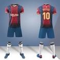 thumbnail image 1 of Nuevo 2021/2022 Kids Soccer Jersey 9 # Suarez 10 # Messi Football Jerseys Suit Shorts Set Youth Sizes-10 Red-18 BmatwkZeng Bmatwk Jersey, 1 of 2