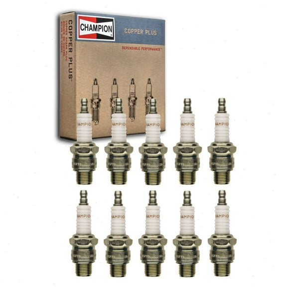 10 pc Champion 833M Copper Plus Spark Plugs for L78V Ignition Wire Secondary