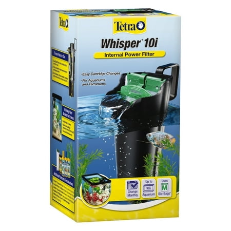 Tetra Whisper Internal Filter 3 To 10 gal. With Air (Best 10 Gallon Fish Tank Filter)