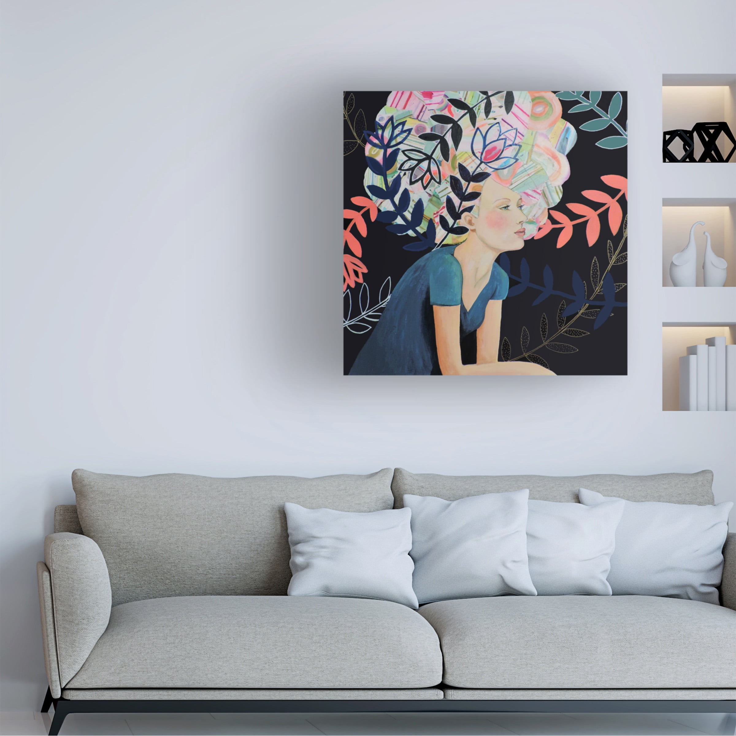 Sylvie Demers 'Eva' Canvas Art