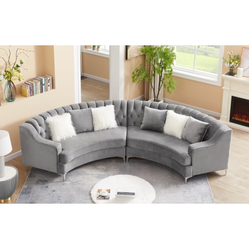 Half Moon Sofa Sectional Baci Living Room