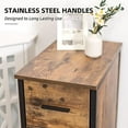 thumbnail image 6 of Eclife Freestanding Cabinets with 3 Drawers, Wood Frame, Space Saver, Organizer, White, 6 of 6