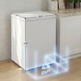 thumbnail image 2 of TABU 4.5 Cu.Ft Chest Freezer, Deep Freezer with 7 Level Adjustable Thermostat & Removable Basket,Top Opening, Low Noise(White), 2 of 9