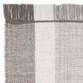 thumbnail image 4 of SAFAVIEH Montauk Sharlene Solid Striped Cotton Area Rug, Ivory/Grey, 3' x 5', 4 of 6