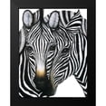 thumbnail image 2 of Unknown 12x14 Black Modern Framed Museum Art Print Titled - Zebra I, 2 of 5