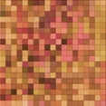 thumbnail image 1 of Ahgly Tapis d'Intérieur Lavable en Machine Carré Orange Transitionnel, 5 Pieds Carré, 1 of 7