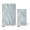 thumbnail image 5 of Jean Pierre Taylor Reversible Cotton 2-Piece Bath Rug Set, Pale Blue, 5 of 7