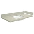 thumbnail image 1 of Transolid VT30.5x22-1KU-4S-A-W-1 30.5 in. D Quartz Vanity Top with Single Hole and Rectangular Undermount Sink, Portage Pass, 1 of 6