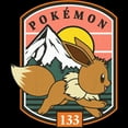 thumbnail image 2 of Girl's Pokemon Run Eevee 133 Graphic Cropped T-Shirt, 2 of 3