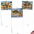 thumbnail image 4 of 10 Assorted All Occasion Blank Note Cards Pack - Savanna Selfies, 4 of 6