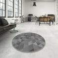 thumbnail image 4 of Ahgly Company Machine Washable Indoor Rectangle Transitional Carbon Gray Area Rugs, 5' x 7', 4 of 7