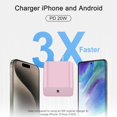 thumbnail image 2 of Cargador ROMITAZ para iPhone 16 15, 20 W, tipo C con cable de 6 pies, paquete de 3, 2 of 7