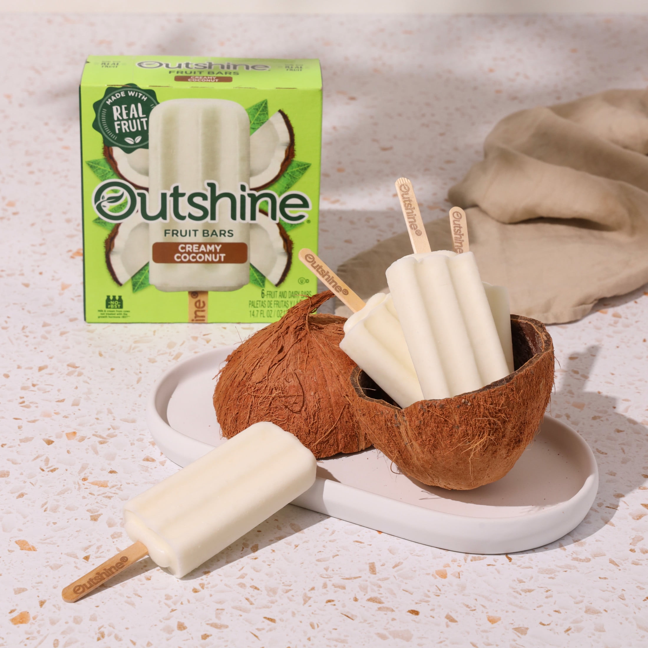 outshine fruit bars coconut
