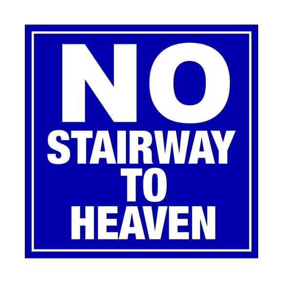 RetroPlanet 'No Stairway to Heaven' Canvas Art