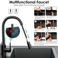 thumbnail image 6 of 26 Inch Utility Sink, 304 Stainless Steel Sink Free Standing Sink with Cold and Hot Water Pull-out Faucet, Heavy Duty Laundry Sinks for Workshop, Laundry Room, Garage, Greenhouse, Pet Care 26x20 In, 6 of 7
