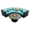 thumbnail image 2 of BARBADOS-04d-TERRACOTTA Barbados 4 Piece Outdoor Wicker Patio Furniture Set 04d, 2 of 2