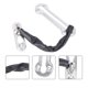 thumbnail image 5 of Cerradura de cadena resistente para puerta, cadena de acero inoxidable con tornillos, cerradura de seguridad para puerta, cerradura de seguridad para hotel en casa (plateado), 5 of 6