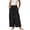 Black, variant on Levmjia Womens Pants Wide Leg Drawstring High Waisted Loose Pants with Pockets Soft Stretchy Polyester Casual Yoga Pants Tummy Control Workout Summer