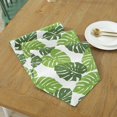 thumbnail image 5 of Table Runner, Green Plant Turtle Leaf Table Flag/Garden Banana Leaf Double Creative Coffeetable Flag for Kitchen Table Decoration,32 * 220CM, 5 of 5