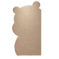 thumbnail image 2 of Bear Shaped Fabric Bulletin Board, Adhesive Photo Display With Soft Textured Exterior, for Wall Decor, Multiple, 2 of 7