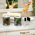 thumbnail image 4 of Yayeee 2 Pack Qtip Holder Bathroom Cotton Swab Canister with Lid Clear Dispenser Set, Art Goldfish Bowl, 4 of 6