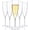 Clear, variant on Clear Champagne Flutes Plastic - Clear Disposable Champagne Flutes Party Supplies for Wedding/Birthday/Parties/Graduation