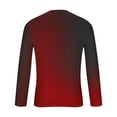 thumbnail image 4 of Fengactive Mens Long Sleeve Shirts Casual Gradient Color Loose Pullover Shirts Fall Fashion Athletic Sweatshirts, 4 of 5