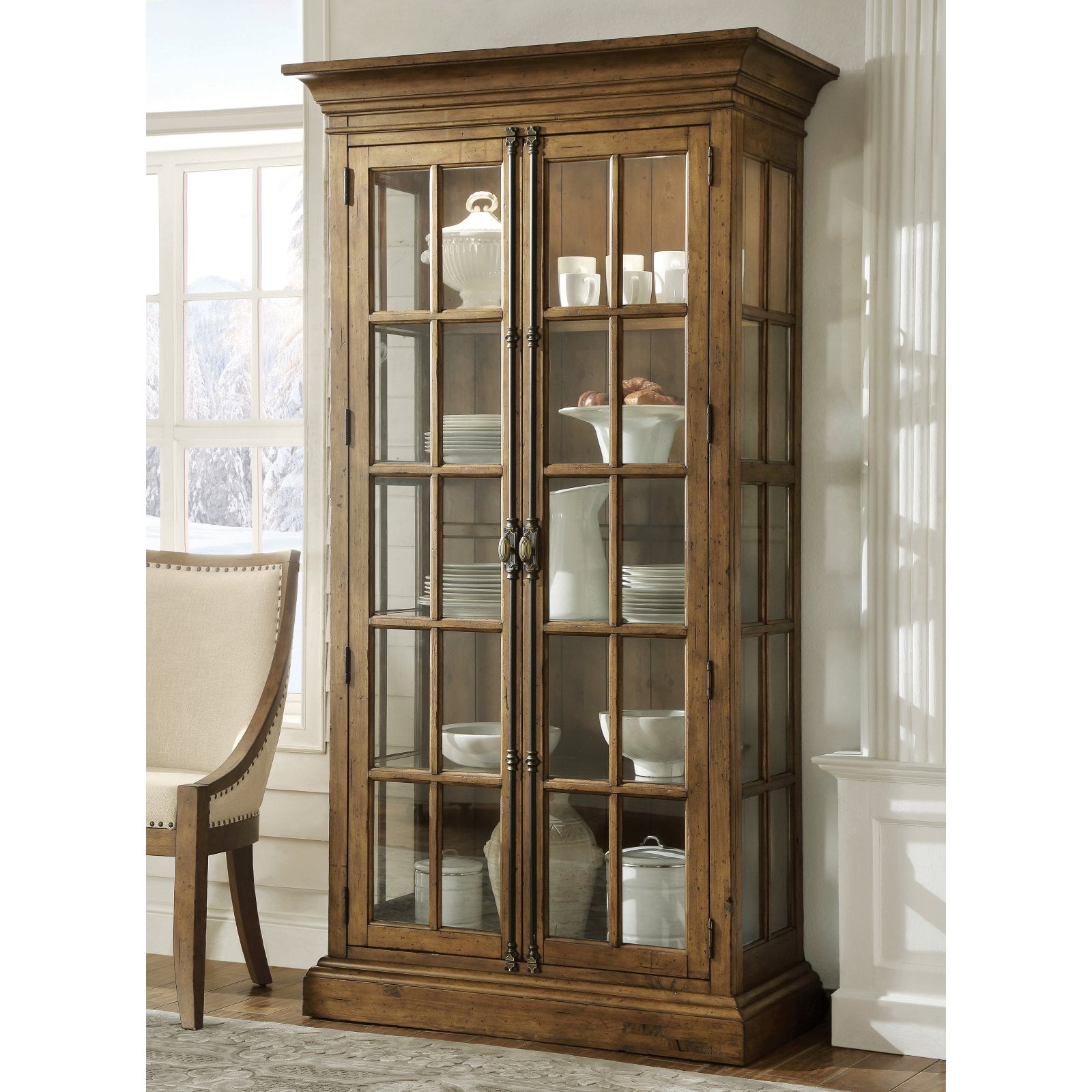 Riverside Furniture Hawthorne Display Cabinet - Walmart.com