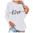thumbnail image 2 of Qertyioot Vêtements de Noël pour Femmes, Sweat-Shirt à Manches Imprimé Mode Confortable Respirant Col Rond, 2 of 6