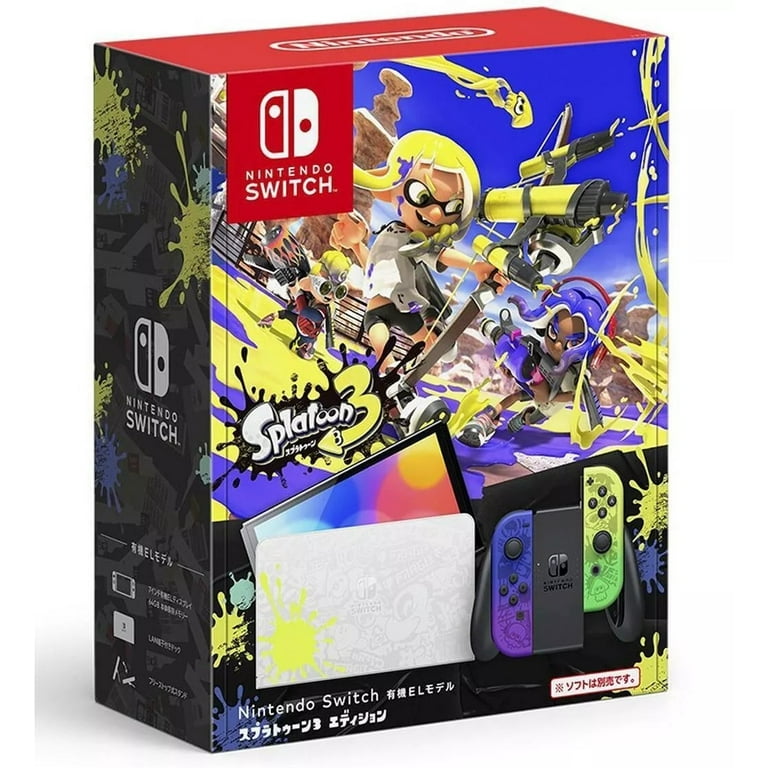Restored Nintendo HEGSKCAAAA Switch OLED Model Splatoon 3 Special