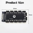 thumbnail image 2 of Argb Hub, CTRICALVER 1 à 11 Ports Argb Hub 5V 3Pin RGB SUPPTER Hub avec Port SATA/IDE (2 Pcs), 2 of 5