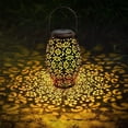 thumbnail image 1 of First-Class Panel Efficiency Solar Outdoor Lantern, Waterproof With Warm White Glow For Garden Decor (1 Pc), 1 of 5