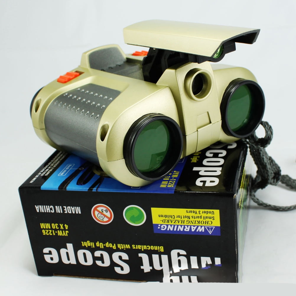 4x30 Toys Night Scope Telescope Binoculars with Pop-up Spotlight