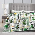 thumbnail image 4 of Tractor Truck For Boys Blanket Gifts For Kids Adults - Lightweight Throw Blanket For Bedroom Living Room Decor Soft Fuzzy Fleece Cozy Plush Bed Couch 50"X40", 4 of 7