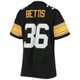 thumbnail image 3 of Women's Mitchell & Ness Jerome Bettis Black Pittsburgh Steelers 1996 Legacy Replica Jersey, 3 of 3