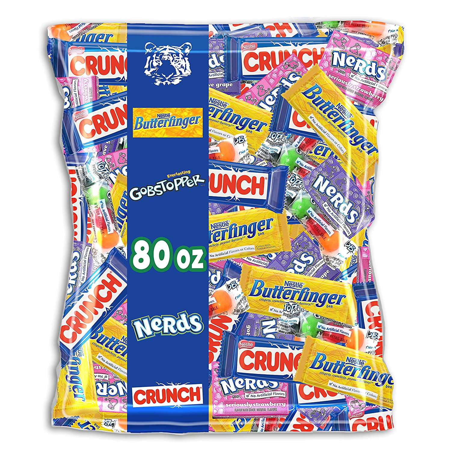 80 Ounce Assorted Candy Mix Bulk Butterfinger, Crunch Chocolate Bars