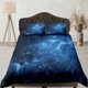 thumbnail image 1 of Stars Blue Galaxy Bedding, 3D Outer Space Bed Set Full, Cosmic Duvet Cover, 1 of 4