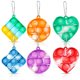 thumbnail image 2 of 6pcs Mini Pop Fidget Llavero Juguete Simple Sensorial Fidget Juguete, Burbuja Popper Fidge AFEISY AFEISY, 2 of 2