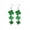 Green, variant on weibbin St. Patrick's Day Green Four-Leaf Acrylic Earrings, Irish Holiday Jewelry for Women