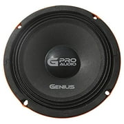 Genius GPRO-M0365 6.5" 300 Watts-Max Super Slim Midrange Car Audio Speaker 4-Ohms 6.5 in/4 Ohm/300 Watts/GPRO-M0365 Midrange Marathon Series
