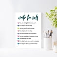 thumbnail image 3 of Note to Self Canvas Wall Art-Mental Health Positive Quote Canvas Framed Wall Art Painting Ready to Hang for Social Worker/Therapist/Counseling Office Décor-12 x 15 Inches, 3 of 6