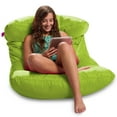 thumbnail image 3 of Posh Creations Laguna Lounger Bean Bag Chair, Kids, 3 ft, Lime, 3 of 6