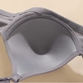 thumbnail image 6 of Squevariel Women's Solid Color Soft Bra Fashion Supportive Full Cup Bra Wireless Push-Up Bra, 6 of 8