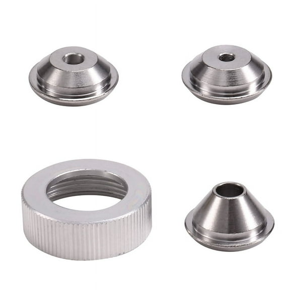 Texture Sprayer Orifice Tip Set,3 Nozzle Tips,Threaded Collar for -Board Drywall Texture-Pro 200 Hopper Machine