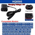thumbnail image 2 of Charging Cord for Shaver, Replacement Power Cable for HQ8505/7000/5000/3000 Series Beard Trimmer Adapter Charging Cord 15V Power Supply Cord (Black), 2 of 8