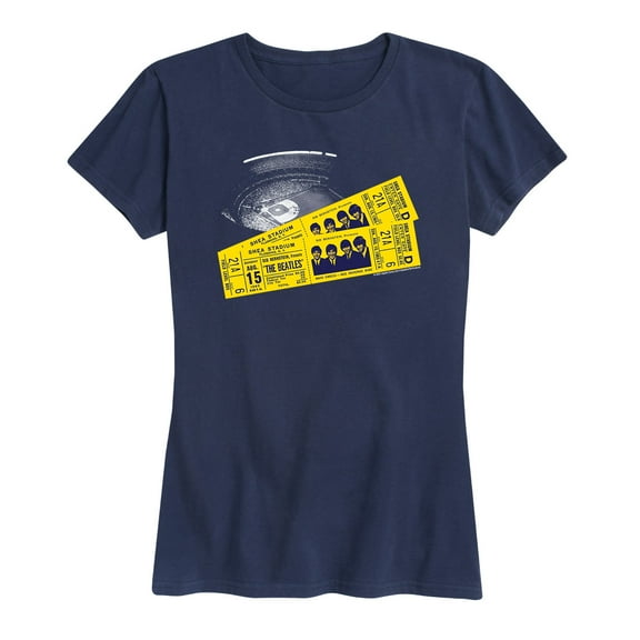 The Beatles - Shea Concert Tickets - Women's Short Sleeve Graphic T-Shirt