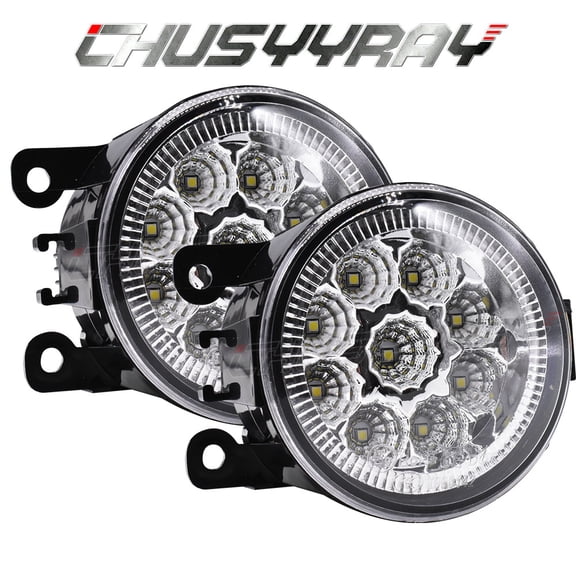 A Pair Fog Light Driving Lamp H11 LED Bulbs 55W Right Left Side Car Accessories